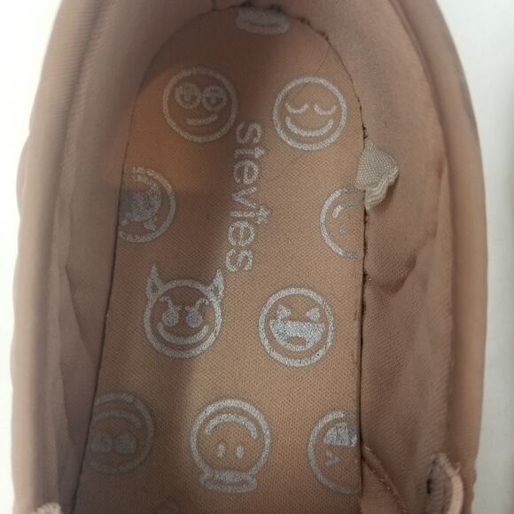 Stevies Pink Rose Gold Loafers Sneakets Comfortable Lightweight Women's Size 5 - Picture 5 of 9